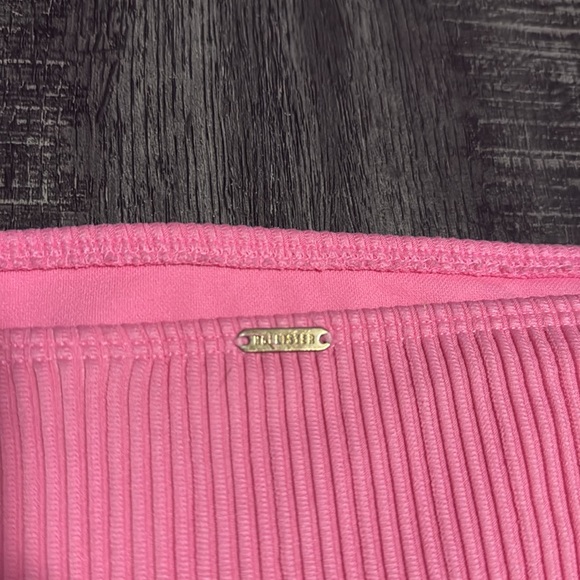 Pink Ribbed Bikini Bottom - Picture 3 of 4